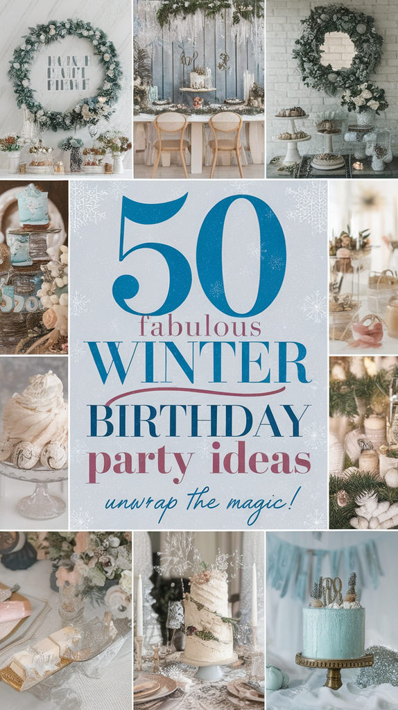 50 Fabulous Winter Birthday Party Ideas for Women: Celebrate in Style