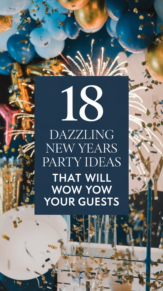 18 Dazzling New Years Party Ideas That Will Wow Your Guests!