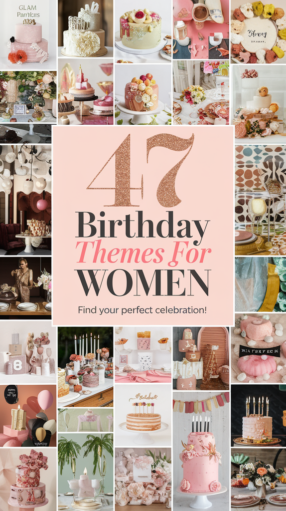 47 Birthday Themes for Women That Will Make Her Feel Like a Queen