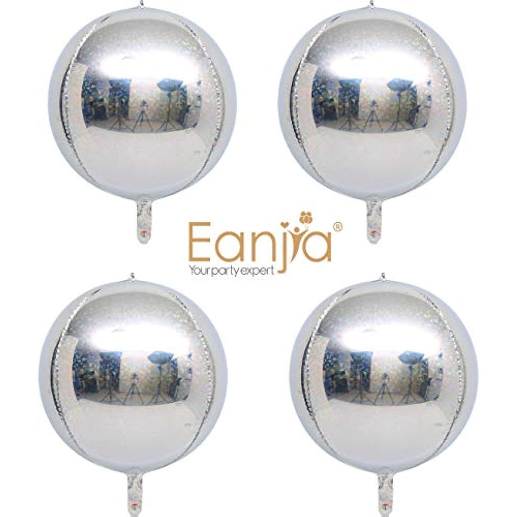 Holographic Laser Orb Foil 4D 16" Inflatable Sphere Balloons