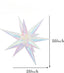26Inch Iridescent Exploding Star Balloons, Transparent Clear 4 Sets