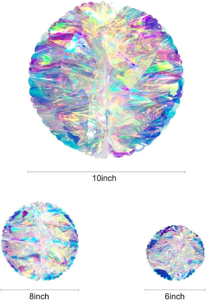 Hanging Decorations Iridescent Honeycomb Ball-Round