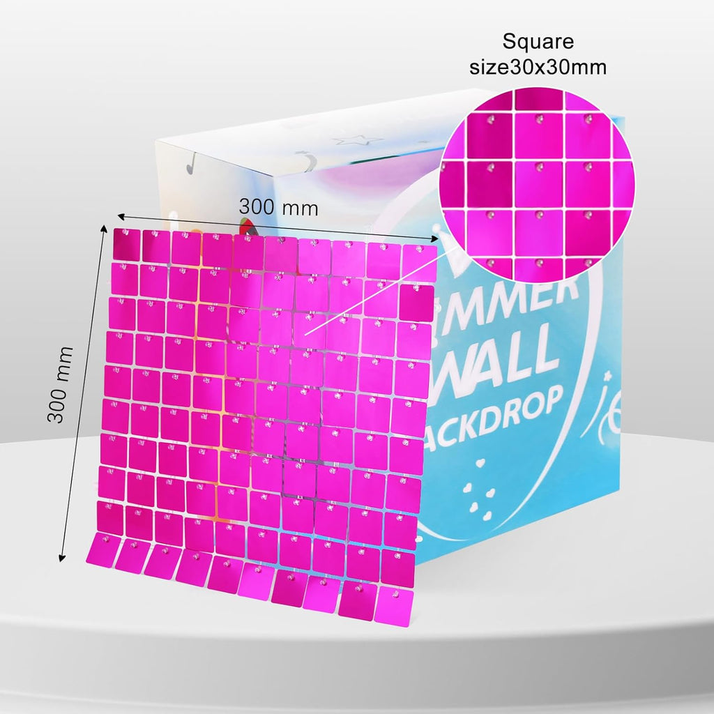Hot Pink Shimmer Wall Backdrop Shimmer Wall Panels