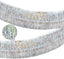 2 Pack Glitter Silver Foil Fringe Garland-4 Layers Thick