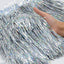 2 Pack Glitter Silver Foil Fringe Garland-4 Layers Thick