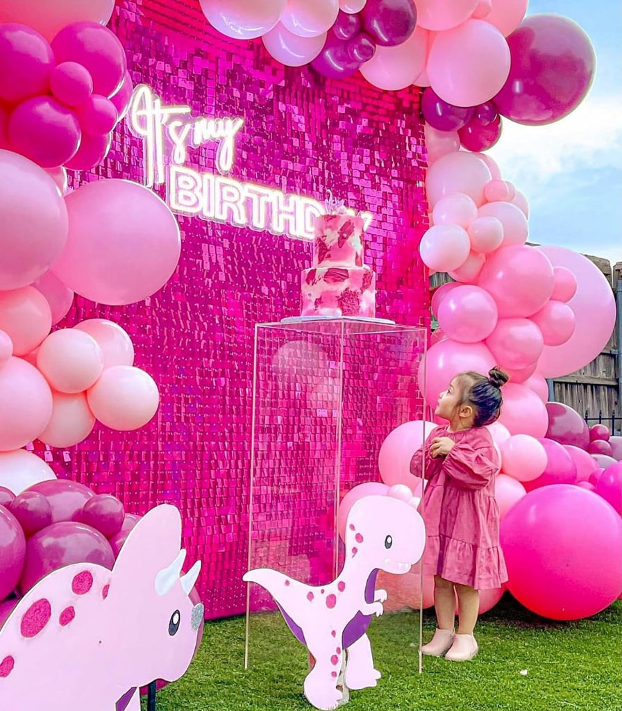 Hot Pink Shimmer Wall Backdrop Shimmer Wall Panels