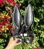 Silver Disco Ball Mirror Bunny Mask