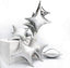 10" Star Shape Foil Mylar Balloon Silver Quadrangle Balloon - 24pcs Four Angle Star Balloons For Birthday Party & Wedding Decoration