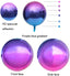 Purple and Blue Ombre 4pcs 16" Sphere Foil Balloon