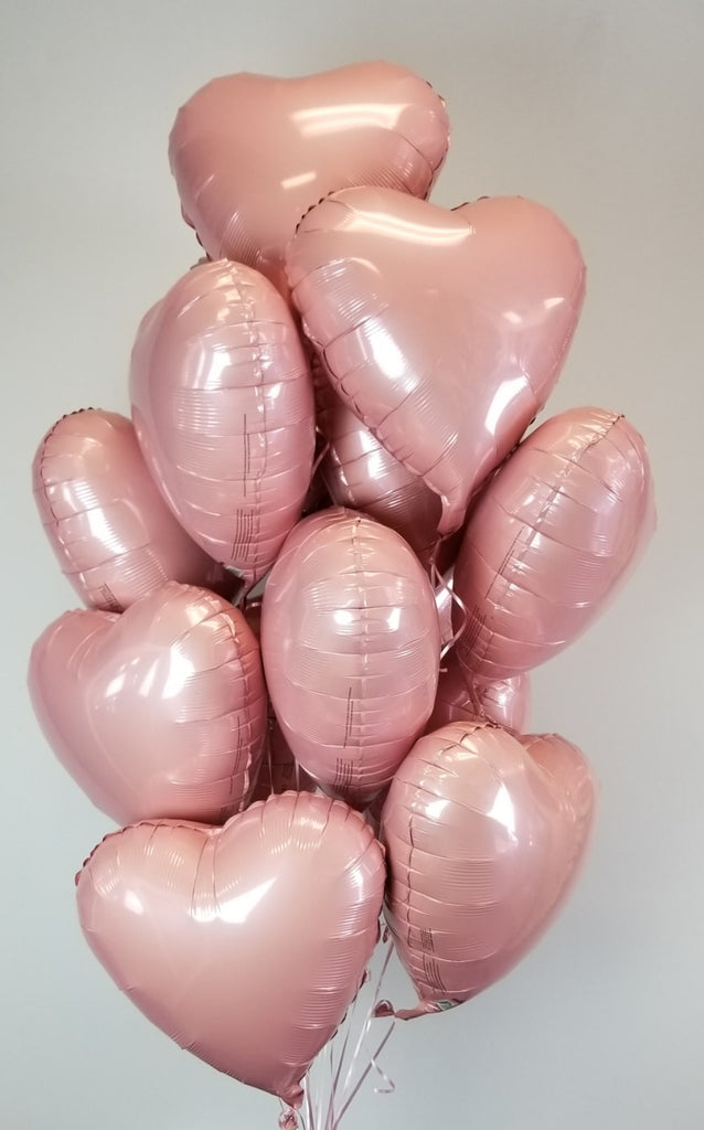 Kiss Foil Balloon Set, Lips 18" + Heart 18"-8PCS