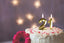 21st Birthday Candles, Gold Number 21 Cake Topper