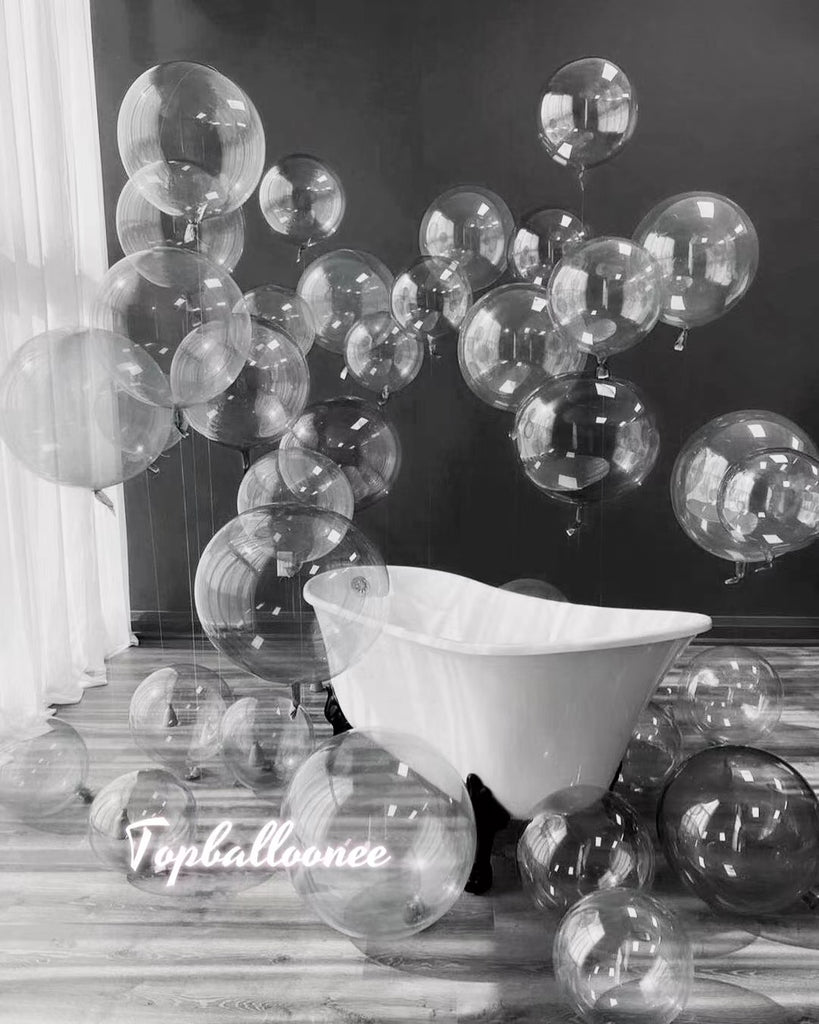 Ocean Theme 35 Bubble Balloon Set for Birthday, Anniversary, Wedding Party Decoration