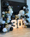 Black Gold Balloon Garland Kit Black White Gold Confetti Marble Balloons Arch Birthday Party Wedding Bridal Shower Bachelorette Party Decoration 111PCS