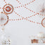 4 Pack Glittery Rose Gold Circle Dots Garland