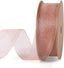 1 Inch Sheer Organza Ribbon - 25 Yards for Gift Wrapping, Bouquet Wrapping, Decoration, Craft - Rose