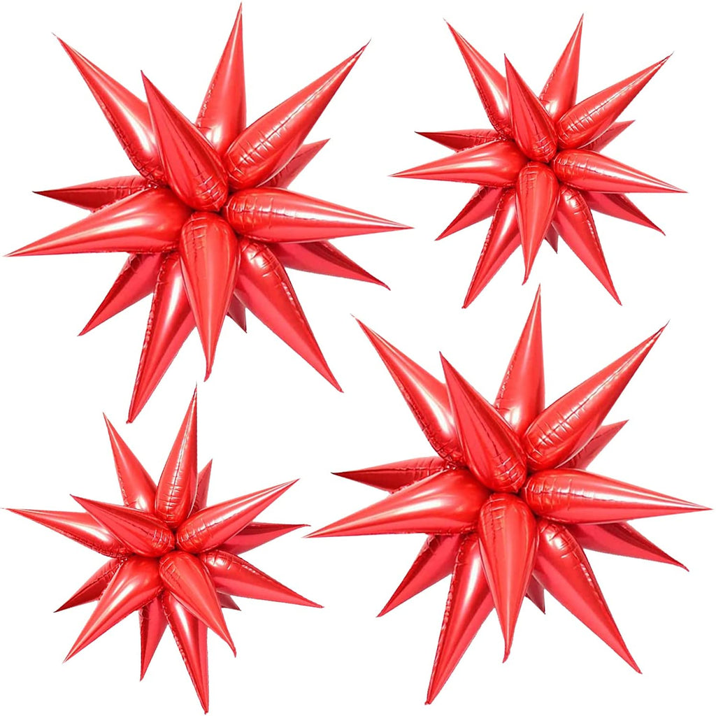 Golden Star Balloon Metal Star Aluminum Foil Cone Balloon(50 pieces)