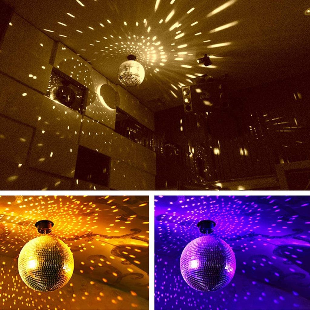 Mirror Disco Balls,Silver Hanging Party Disco Ball for Party or DJ Light Effect
