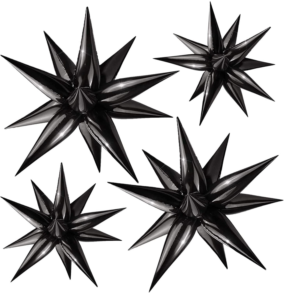 Golden Star Balloon Metal Star Aluminum Foil Cone Balloon(50 pieces)