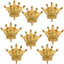 6 Pcs Jumbo 39.4 Inch Gold Crown Foil Balloons(Rose Gold)