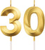 30th Birthday Candles Cake Numeral Candles Happy Birthday Cake Topper Decor