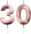 30th Birthday Candles Cake Numeral Candles Happy Birthday Cake Topper Decor