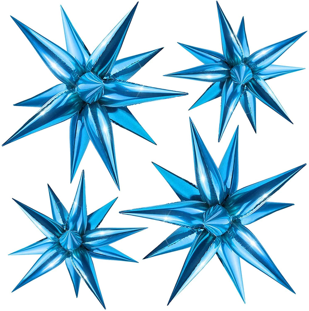 Golden Star Balloon Metal Star Aluminum Foil Cone Balloon(50 pieces)