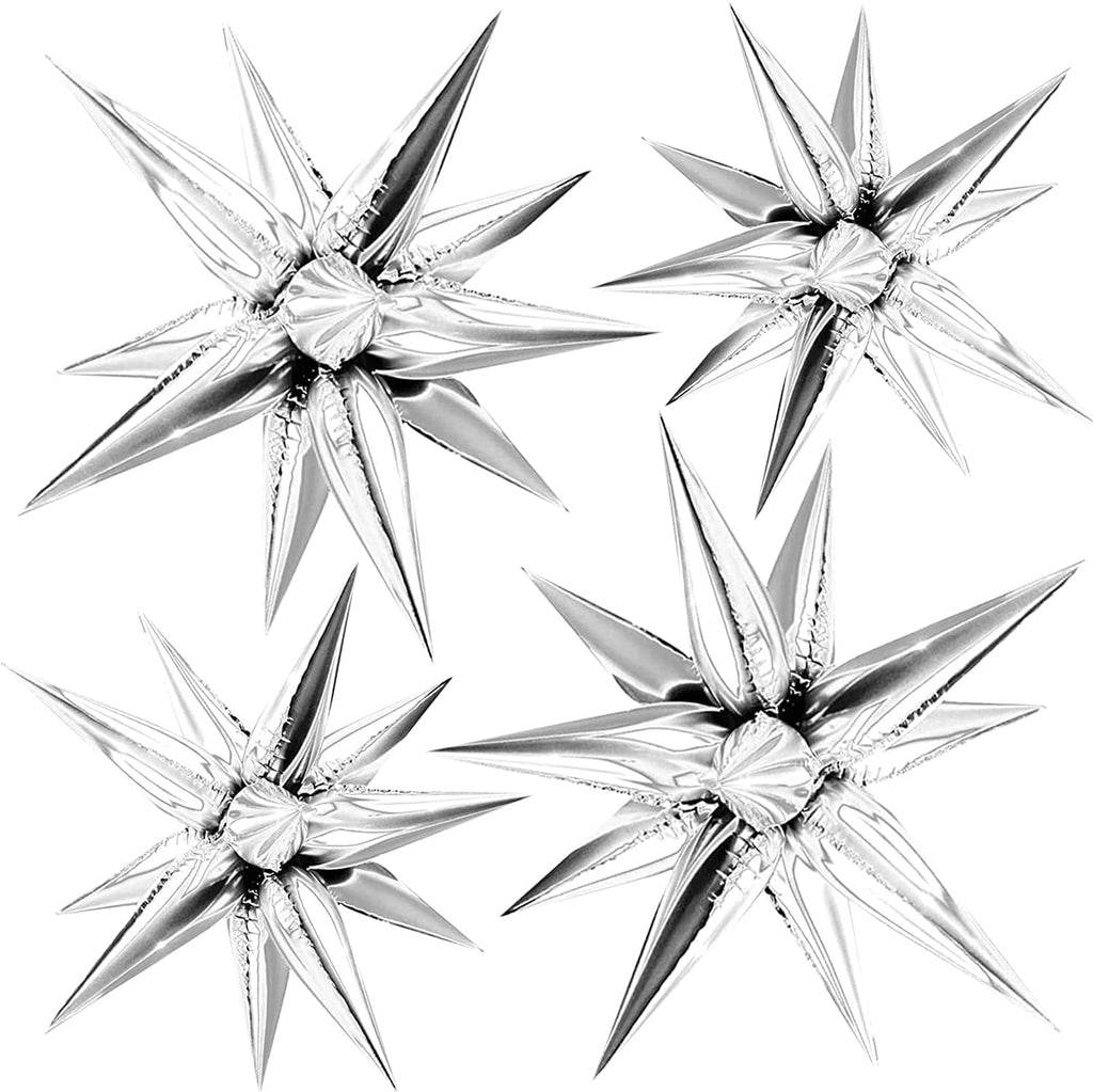 Golden Star Balloon Metal Star Aluminum Foil Cone Balloon(50 pieces)