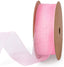 1 Inch Sheer Organza Ribbon - 25 Yards for Gift Wrapping, Bouquet Wrapping, Decoration, Craft - Rose