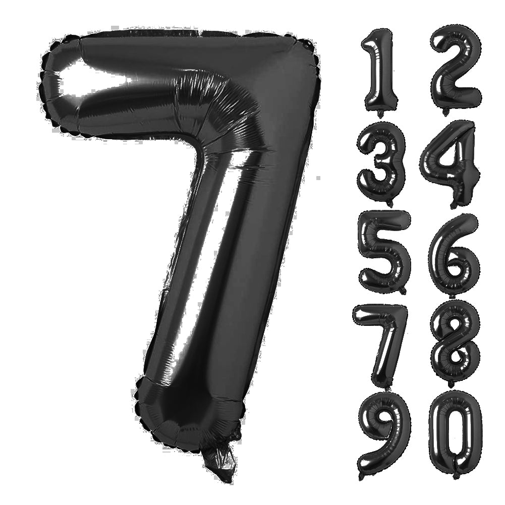 Large Number 0 Balloons, Giant Foil Helium Fillable Baloon 40 Inch Age Birthday Anniversary Party Decoration with Rose Gold (0-9)