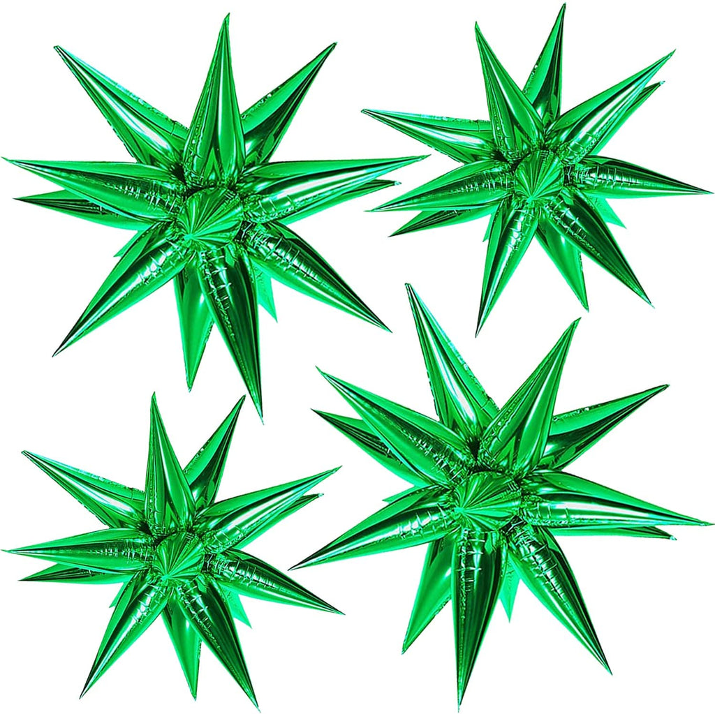 Golden Star Balloon Metal Star Aluminum Foil Cone Balloon(50 pieces)