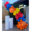 Bright Orange Balloons 110Pcs Orange Balloon Garland Arch Kit 5/10/12/18 Inch Matte Latex Orange Balloons Different Sizes