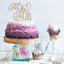 Mr and Mrs Wedding Cake Topper - Premium Rose Gold Metal Rhinstone
