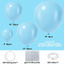 110Pcs Sky Blue Balloon Garland Arch Kit 5/10/12/18 Inch