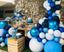 Matte Blue & Navy Balloon Set, Party Balloon Arch Kit,  69 Balloons in Total